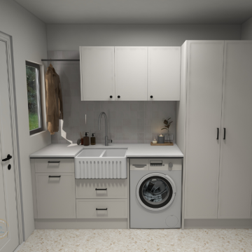 BATHROOM/LAUNDRY Visual Starter Package - Renders Only